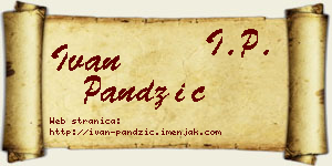Ivan Pandžić vizit kartica